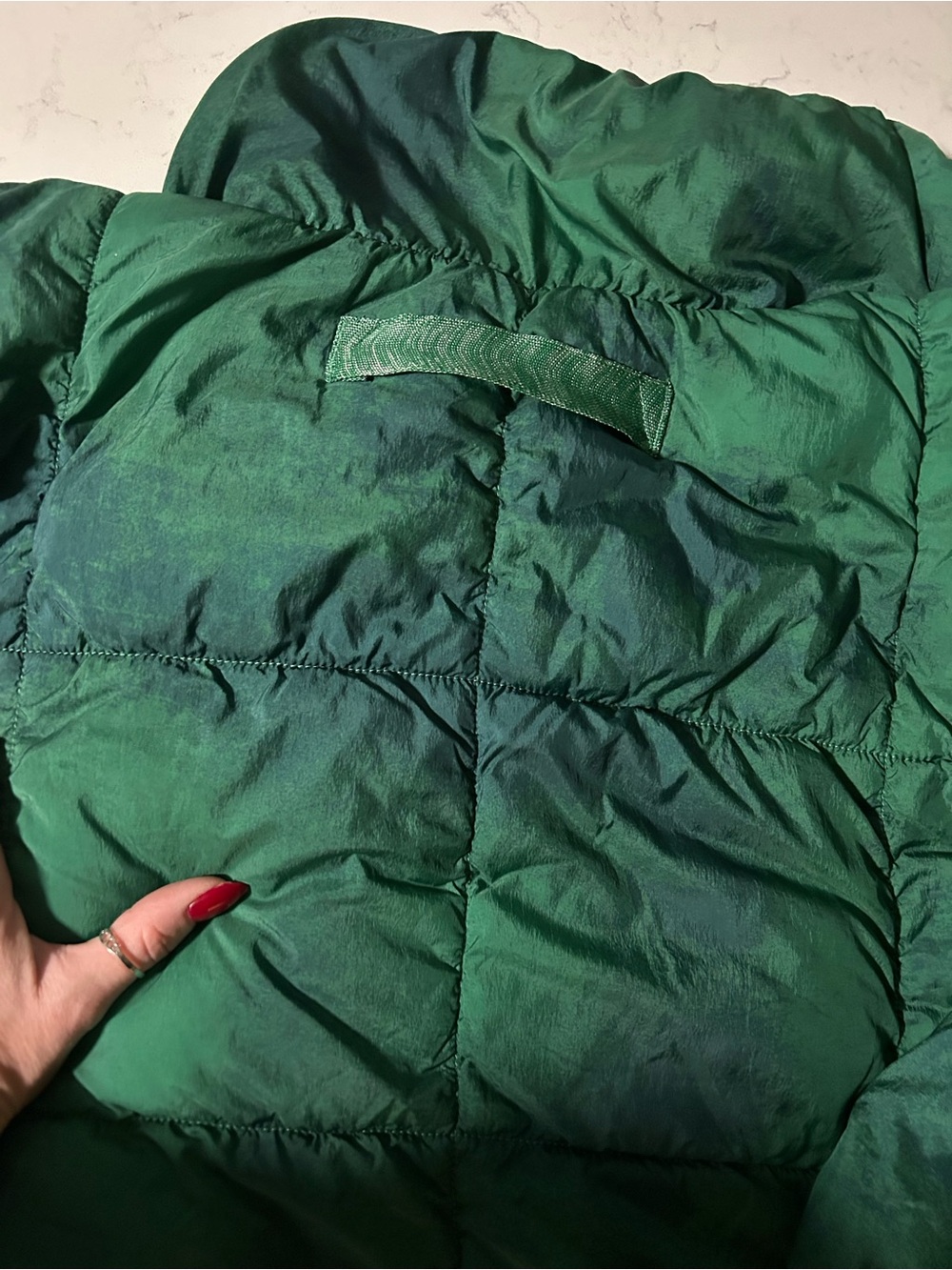 New RARE Free People Movement In A Bubble Patch Puffer Jacket in Evergreen - Picture 16 of 16